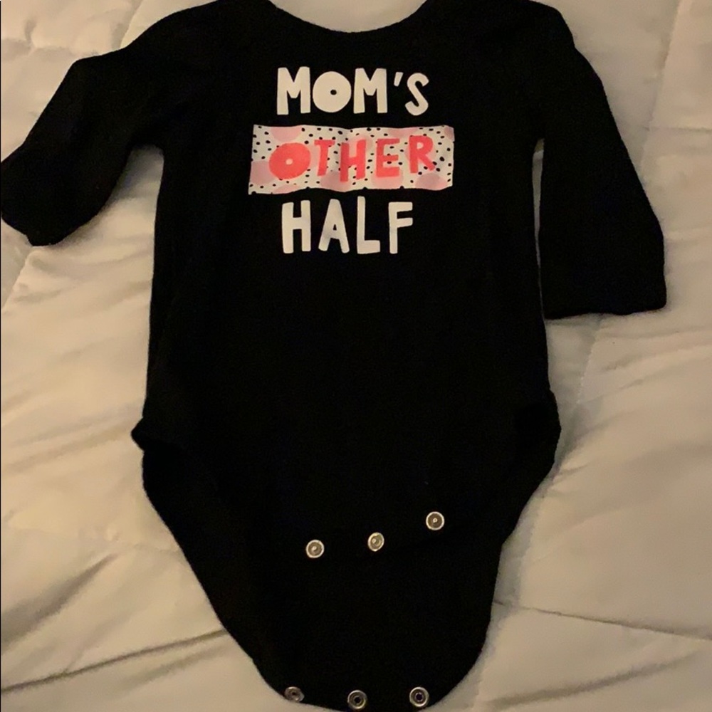 Moms other half onesie